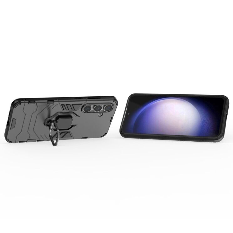 Защитный чехол Deexe Hybrid Case для Samsung Galaxy S24 FE (S721) - Black: фото 3 из 6