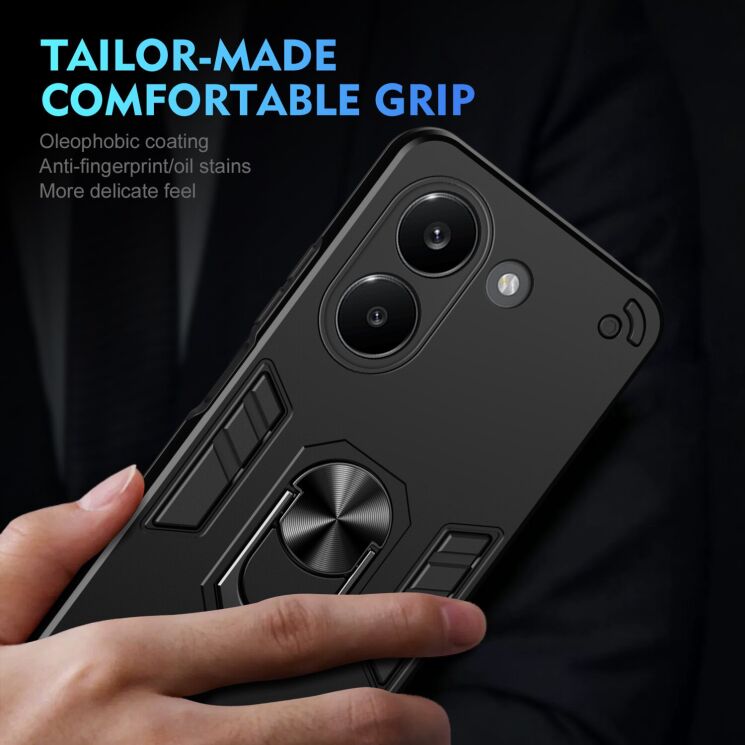 Защитный чехол Deexe Hybrid Shell для Xiaomi Poco X8 Pro - Blue: фото 5 из 7