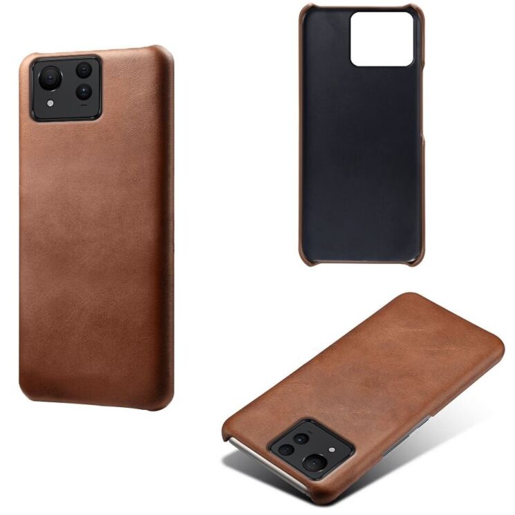 Защитный чехол Deexe Leather Back Cover для ASUS Zenfone 11 Ultra - Brown: фото 4 из 4