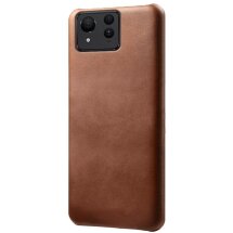 Защитный чехол Deexe Leather Back Cover для ASUS Zenfone 11 Ultra - Brown: фото 1 из 4