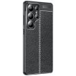 Защитный чехол Deexe Leather Cover для Samsung Galaxy S25 Ultra (S938) - Black (372263B)