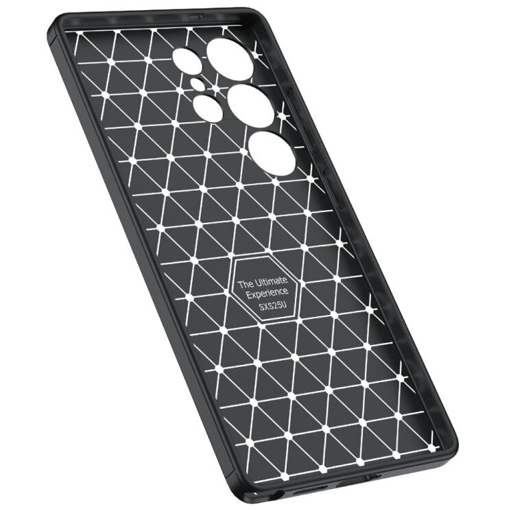Защитный чехол Deexe Leather Cover для Samsung Galaxy S25 Ultra (S938) - Black: фото 3 из 8