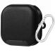 Захисний чохол Deexe Leather Cover (FH) для Samsung Galaxy Buds 4 / Buds 4 Pro - Black (407404B). Фото 1 з 6
