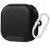 Захисний чохол Deexe Leather Cover (FH) для Samsung Galaxy Buds 4 / Buds 4 Pro - Black: фото 1 з 6