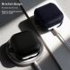 Захисний чохол Deexe Leather Cover (FH) для Samsung Galaxy Buds 4 / Buds 4 Pro - Black (407404B). Фото 5 з 6