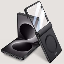 Защитный чехол Deexe Mag Cover для Samsung Galaxy Flip 8 - Black: фото 1 из 9