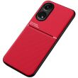 Захисний чохол Deexe Magnetic Grain для OPPO Reno 8T - Red (322132R)