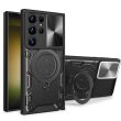 Защитный чехол Deexe Magnetic Space для Samsung Galaxy S22 Ultra (S908) - Black (298441B)