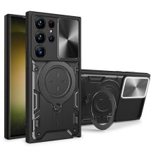 Защитный чехол Deexe Magnetic Space для Samsung Galaxy S22 Ultra (S908) - Black: фото 1 из 11