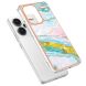 Защитный чехол Deexe Marble Style для Xiaomi Redmi Note 13 Pro+ - Light Green (340574LG). Фото 2 из 6
