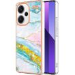 Защитный чехол Deexe Marble Style для Xiaomi Redmi Note 13 Pro+ - Light Green (340574LG)