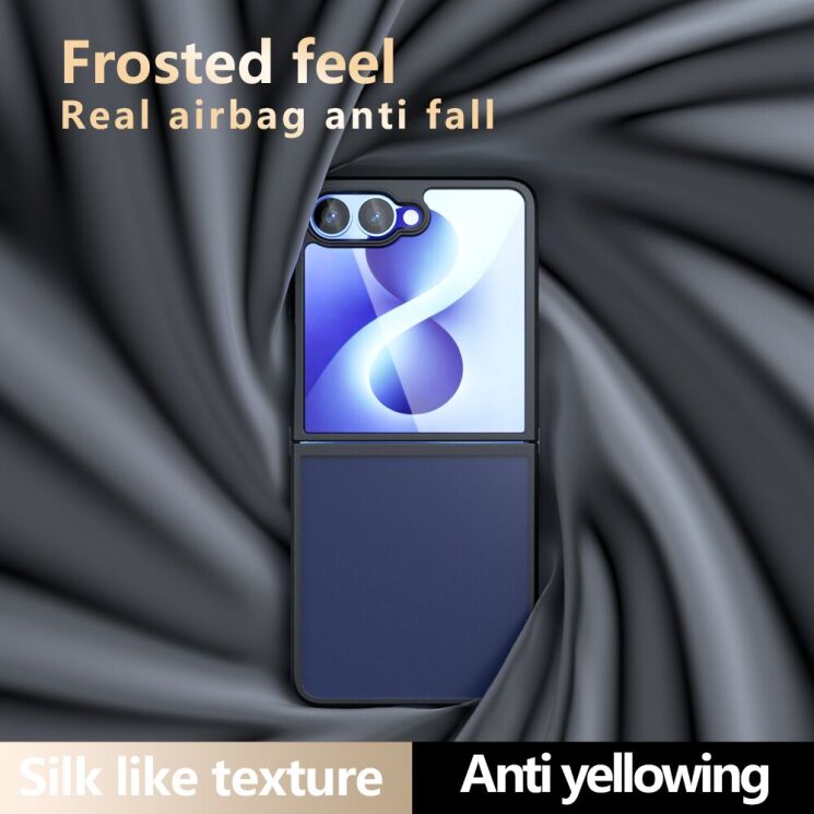 Захисний чохол Deexe Matte Skin (FF) для Samsung Galaxy Flip 8 - Transparent Black (423572TB) Захисний чохол Deexe Matte Skin (FF) для Samsung Galaxy Flip 8 - Transparent Black: фото 12 з 14