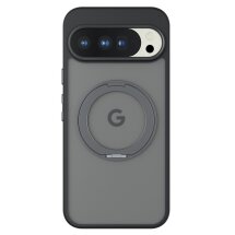 Защитный чехол Deexe Matte Skin Kickstand with MagSafe для Google Pixel 10 Pro XL - Transparent Black: фото 1 из 13