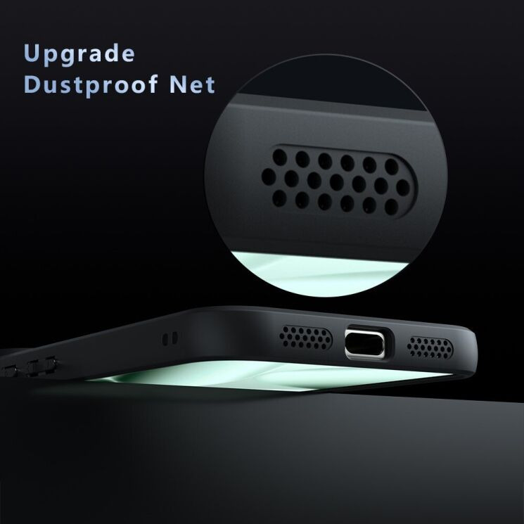 Защитный чехол Deexe Matte Skin Kickstand with MagSafe для Google Pixel 10 Pro XL - Transparent Black: фото 12 из 13