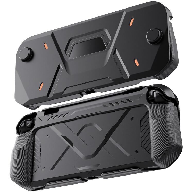 Захисний чохол Deexe Mecha Case для Nintendo Switch 2 - Black: фото 1 з 11