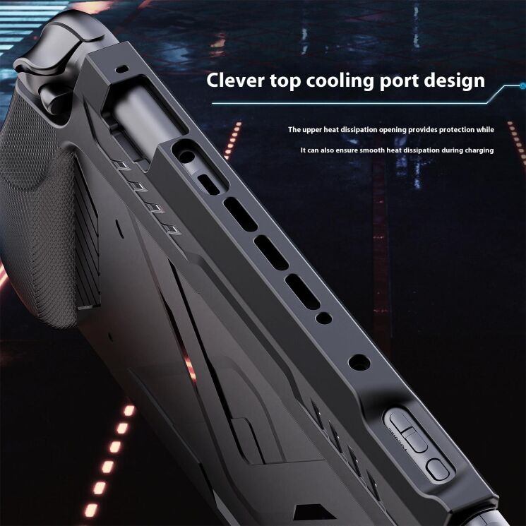 Захисний чохол Deexe Mecha Case для Nintendo Switch 2 - Black: фото 4 з 11