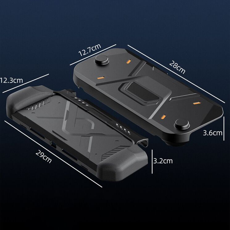 Захисний чохол Deexe Mecha Case для Nintendo Switch 2 - Black: фото 11 з 11