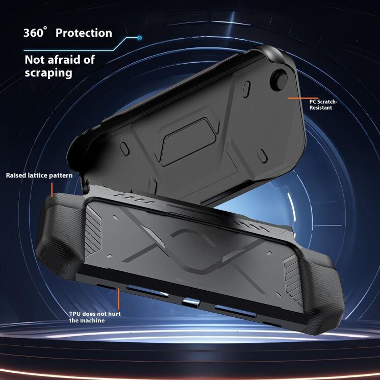 Захисний чохол Deexe Mecha Case для Nintendo Switch 2 - Black: фото 6 з 11