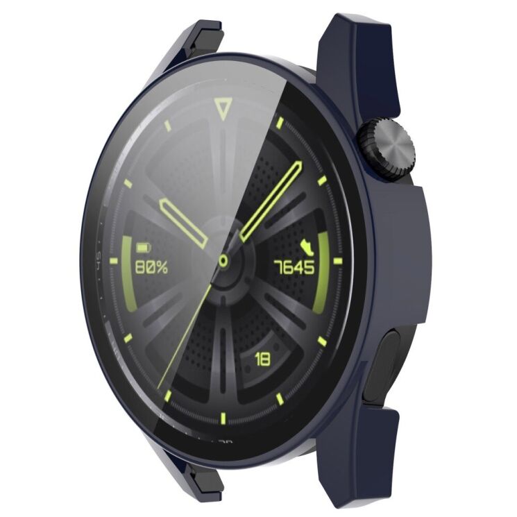 Защитный чехол Deexe Protective Frame для Huawei Watch GT 3 (46mm) - Dark Blue: фото 2 из 8