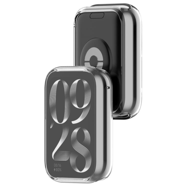 Защитный чехол Deexe Protective Frame для Xiaomi Mi Smart Band 9 Pro - Transparent: фото 7 из 8