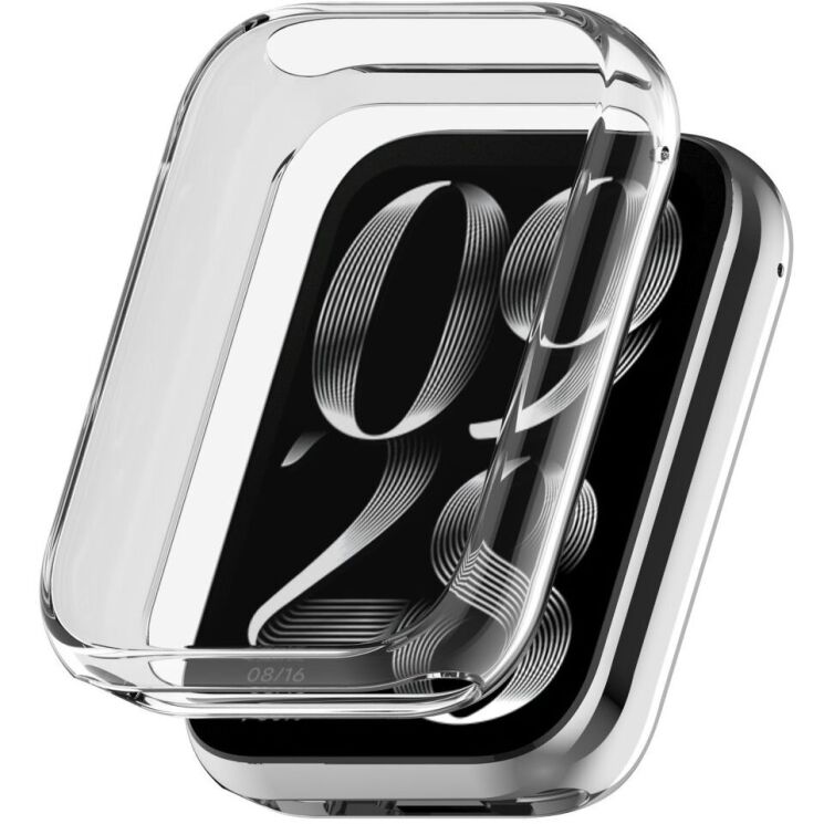 Защитный чехол Deexe Protective Frame для Xiaomi Mi Smart Band 9 Pro - Transparent: фото 1 из 8