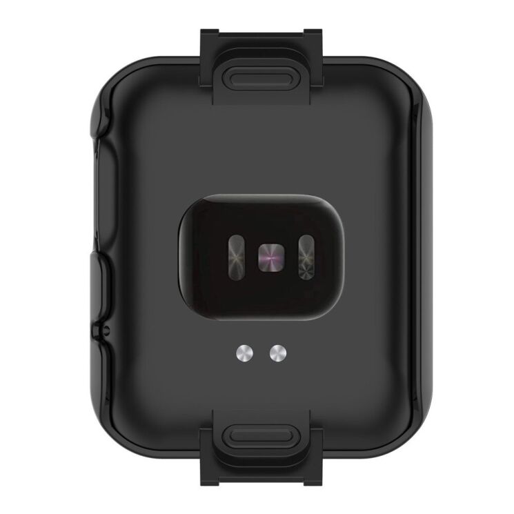 Защитный чехол Deexe Silicone Frame для Xiaomi Mi Watch Lite - Black: фото 4 из 9
