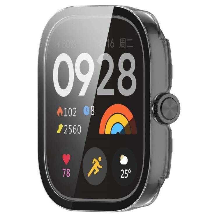 Защитный чехол Deexe Protective Frame для Xiaomi Redmi Watch 4 - Transparent: фото 5 из 8