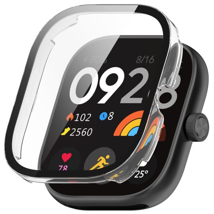 Защитный чехол Deexe Protective Frame для Xiaomi Redmi Watch 4 - Transparent: фото 1 из 8