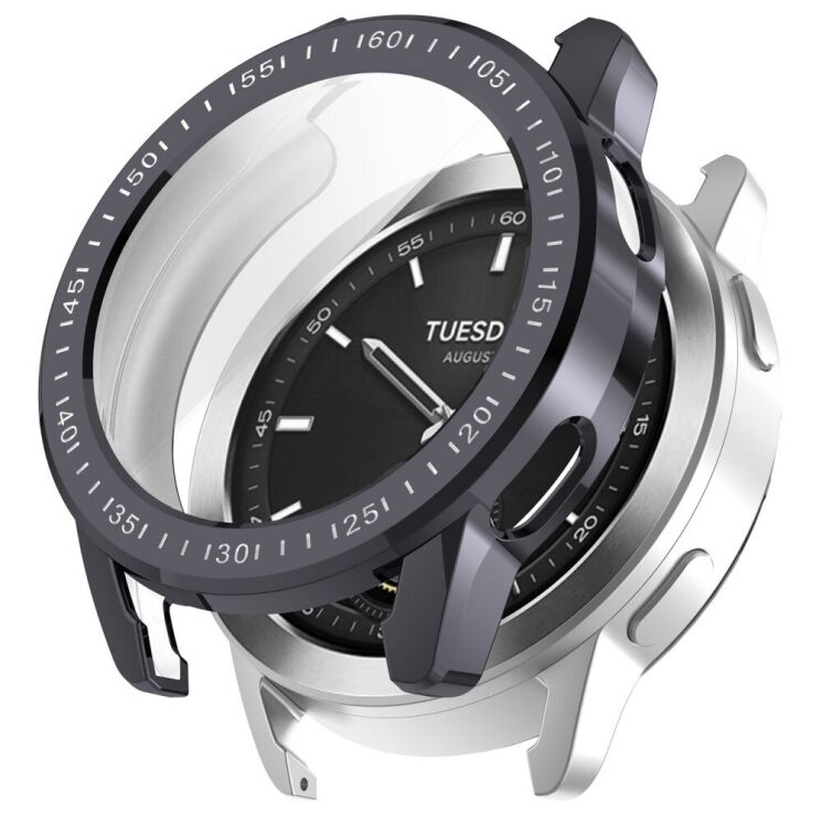 Защитный чехол Deexe Protective Frame для Xiaomi Watch S3 - Tarnish: фото 1 из 7