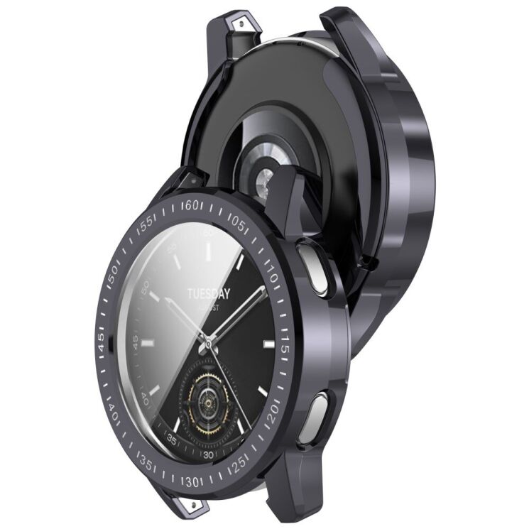 Защитный чехол Deexe Protective Frame для Xiaomi Watch S3 - Tarnish: фото 6 из 7