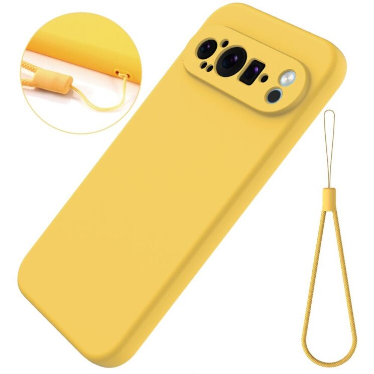 Защитный чехол Deexe Silicone Case для Google Pixel 9 Pro XL - Black: фото 7 из 8