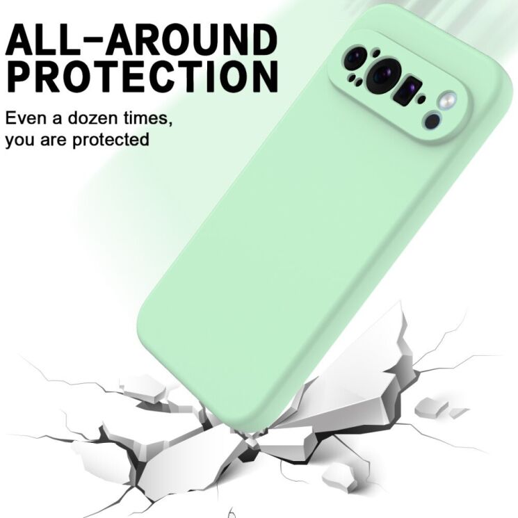 Защитный чехол Deexe Silicone Case для Google Pixel 9 Pro XL - Black: фото 5 из 8