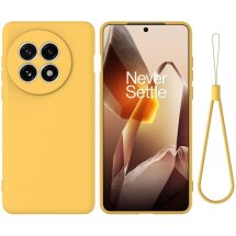 Защитный чехол Deexe Silicone Case для OnePlus 13R / Ace 5 / Ace 5 Pro - Yellow: фото 1 из 9