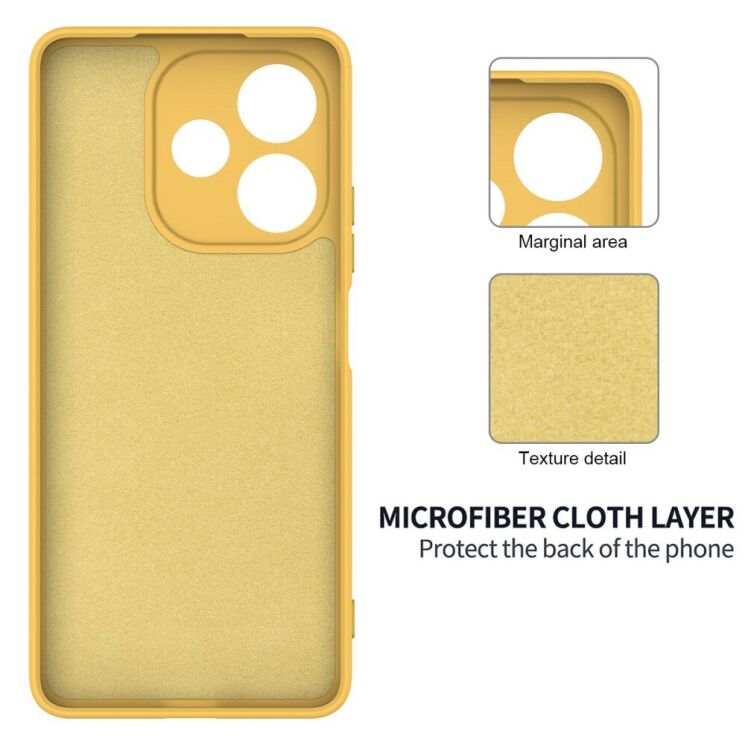 Защитный чехол Deexe Silicone Case для Oppo A5 Pro (4G/5G) - Yellow: фото 6 из 8