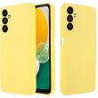 Силиконовый (TPU) чехол Deexe Silicone Case для Samsung Galaxy A14 (А145) - Yellow (320335Y)
