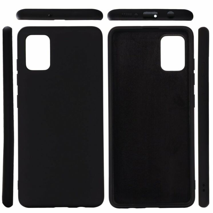Защитный чехол Deexe Silicone Case для Samsung Galaxy A71 (A715) - Black: фото 5 из 5