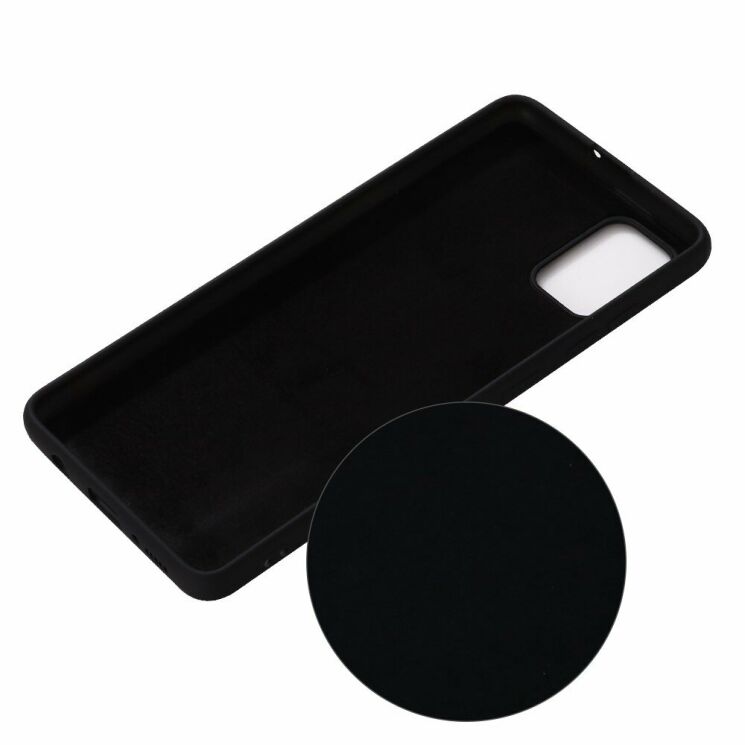 Защитный чехол Deexe Silicone Case для Samsung Galaxy A71 (A715) - Black: фото 2 из 5