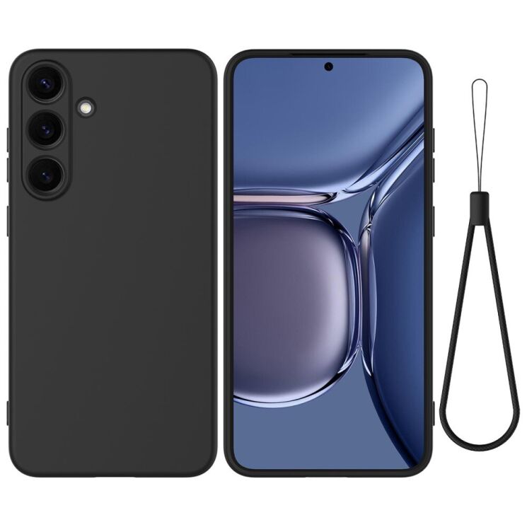 Силіконовий (TPU) чохол Deexe Silicone Case для Samsung Galaxy S25 (S931) - Black: фото 1 з 8