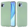 Защитный чехол Deexe Silicone Case для Xiaomi Mi 11 Lite / 11 Lite NE - Green (233549G)