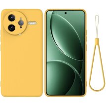 Защитный чехол Deexe Silicone Case для Xiaomi Poco F7 Ultra - Yellow: фото 1 из 8