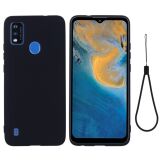 Силиконовый (TPU) чехол Deexe Silicone Case для ZTE Blade A51 - Black: фото 1 из 10