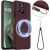 Защитный чехол Deexe Silicone Case with MagSafe для Motorola Moto G57 / G57 Power / G67 Power - Wine Red: фото 1 из 9