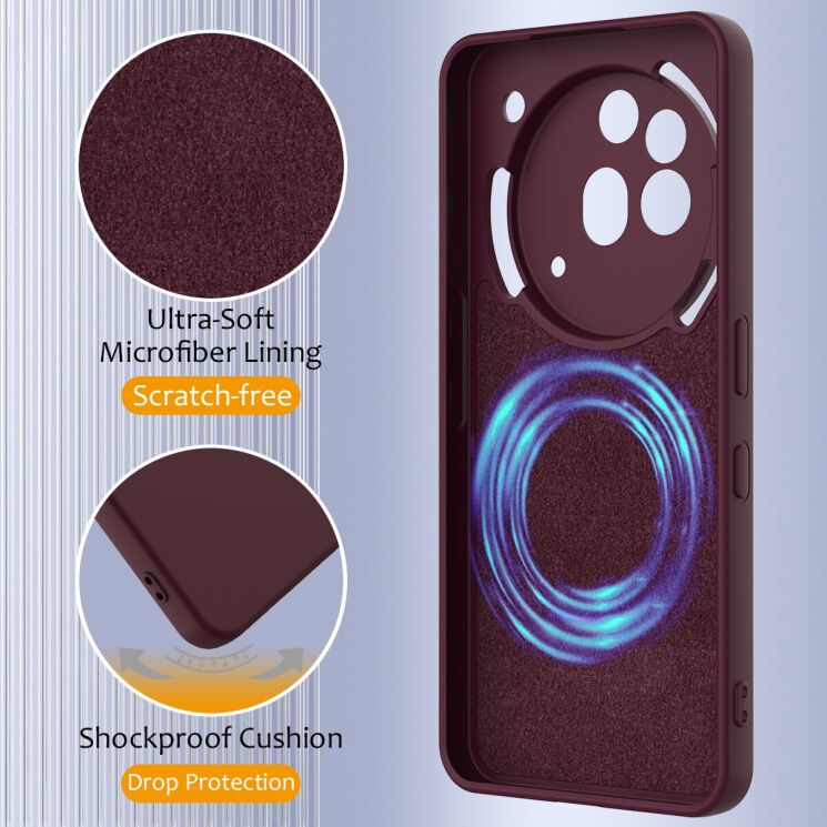 Защитный чехол Deexe Silicone Case with MagSafe для Nothing Phone (3a) Pro - Black: фото 7 из 8