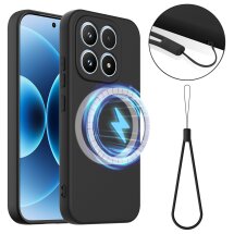 Захисний чохол Deexe Silicone Case with MagSafe для Xiaomi 17 - Black: фото 1 з 9