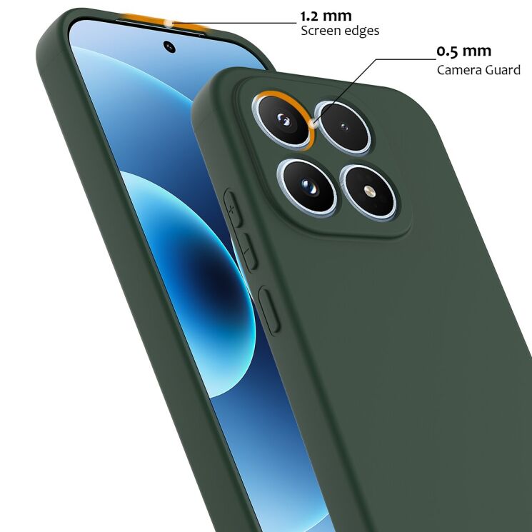 Захисний чохол Deexe Silicone Case with MagSafe для Xiaomi 17 - Black: фото 7 з 9