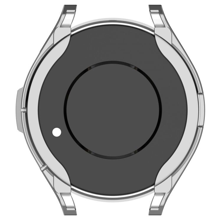 Захисний чохол Deexe Silicone Frame для Samsung Galaxy Watch 6 Classic (47mm) - Silver: фото 7 з 8