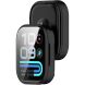 Захисний чохол Deexe Silicone Frame для Xiaomi Redmi Watch 6 Lite - Black (268101B). Фото 2 з 6