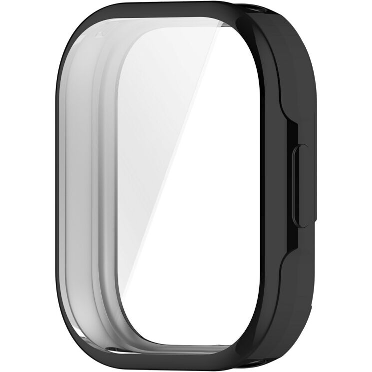 Захисний чохол Deexe Silicone Frame для Xiaomi Redmi Watch 6 Lite - Black: фото 4 з 6