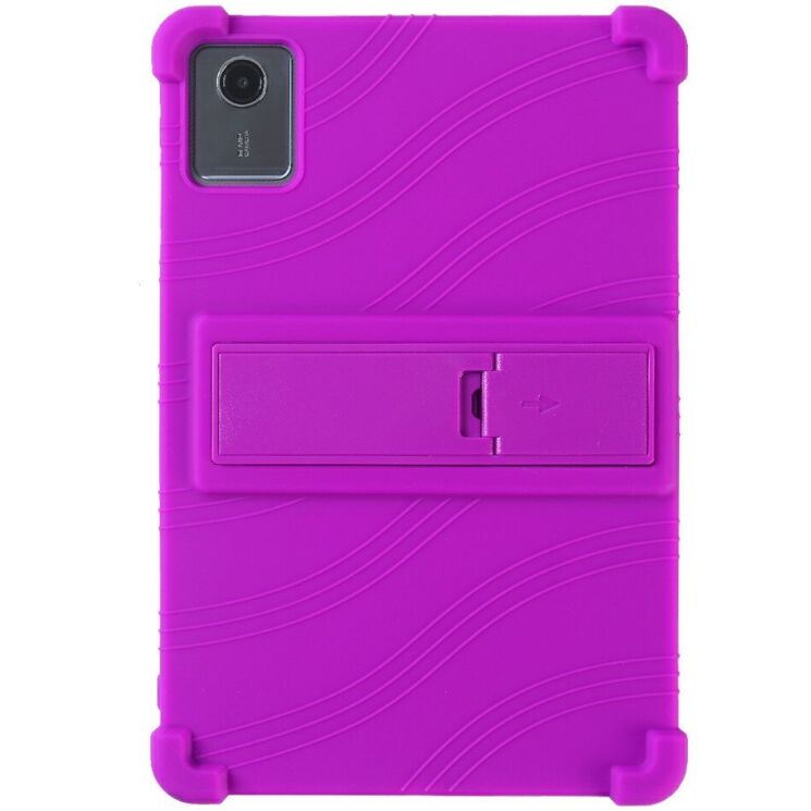Захисний чохол Deexe Silicone Kickstand для Lenovo Tab K11 Gen 2 / Idea Tab (TB336) - Purple: фото 2 з 10