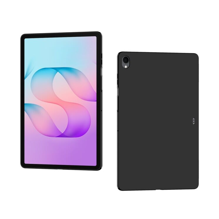 Защитный чехол Deexe Silicone Shell для Samsung Galaxy Tab S12 Plus - Black: фото 7 из 8